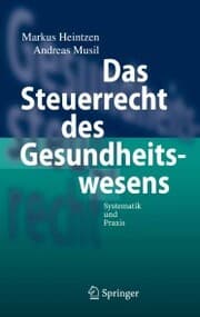 Cover von Das Steuerrecht des Gesundheitswesens