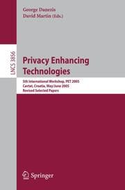 Cover von Privacy Enhancing Technologies