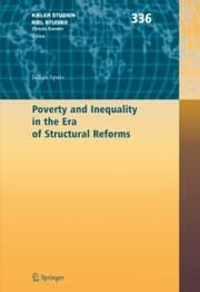 Cover von Poverty and Inequality in the Era of Structural Reforms: The Case of Bolivia