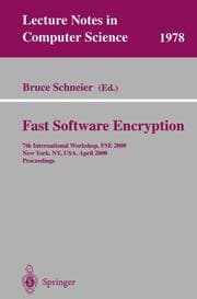 Cover von Fast Software Encryption