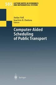 Cover von Computer-Aided Scheduling of Public Transport