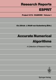 Cover von Accurate Numerical Algorithms