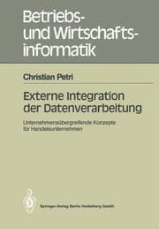 Cover von Externe Integration der Datenverarbeitung