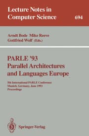 Cover von PARLE '93 Parallel Architectures and Languages Europe