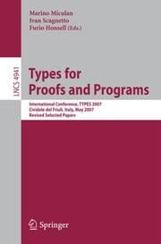 Cover von Types for Proofs and Programs
