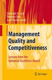 Cover von Management Quality and Competitiveness
