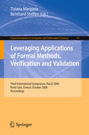 Cover von Leveraging Applications of Formal Methods, Verification and Validation