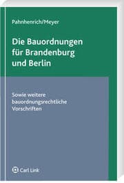 Cover von Die Bauordnungen für Brandenburg und Berlin