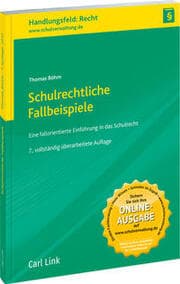 Cover von Schulrechtliche Fallbeispiele für Lehrer
