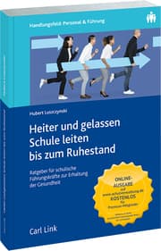 Cover von Heiter und gelassen Schule leiten bis zum Ruhestand