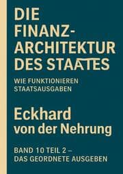 Cover von Die Ausgabenarchitektur des Staates