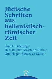 Cover von Zusätze zu Esther. Zusätze zu Daniel
