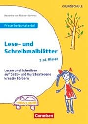 Cover von Lese- und Schreibmalblätter - Klasse 3/4