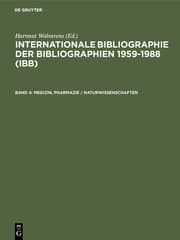Cover von Medizin, Pharmazie / Naturwissenschaften