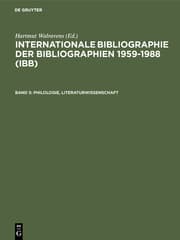 Cover von Philologie, Literaturwissenschaft