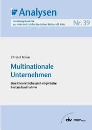 Cover von Multinationale Unternehmen
