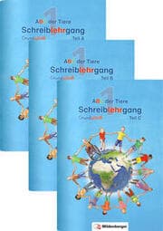 Cover von ABC der Tiere 1 - Schreiblehrgang Grundschrift, Teil A, B und C