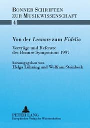 Cover von Von der 'Leonore' zum 'Fidelio'