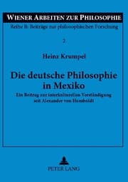 Cover von Die deutsche Philosophie in Mexiko