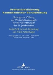 Cover von Professionalisierung kaufmännischer Berufsbildung