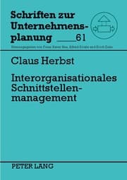 Cover von Interorganisationales Schnittstellenmanagement
