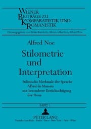 Cover von Stilometrie und Interpretation