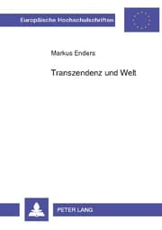 Cover von Transzendenz und Welt