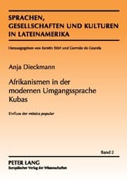 Cover von Afrikanismen in der modernen Umgangssprache Kubas