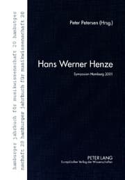 Cover von Hans Werner Henze