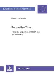 Cover von Der wacklige Thron