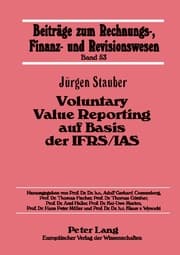 Cover von Voluntary Value Reporting auf Basis der IFRS/IAS