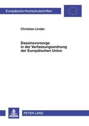 Cover von Daseinsvorsorge in der Verfassungsordnung der Europäischen Union
