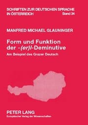Cover von Form und Funktion der -'(er)l'-Deminutive