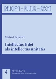 Cover von Intellectus fidei als intellectus unitatis