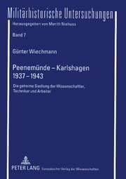 Cover von Peenemünde - Karlshagen- 1937-1943