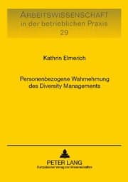 Cover von Personenbezogene Wahrnehmung des Diversity Managements
