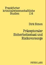Cover von Präzeptoraler Sicherheitsstaat und Risikovorsorge