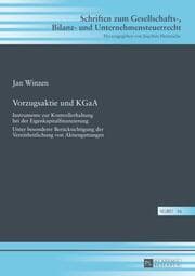 Cover von Vorzugsaktie und KGaA