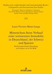 Cover von Mieterschutz beim Verkauf einer vermieteten Immobilie in Deutschland, der Schweiz und Spanien