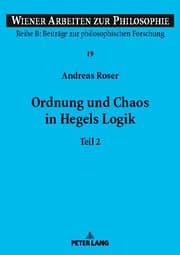 Cover von Ordnung und Chaos in Hegels Logik