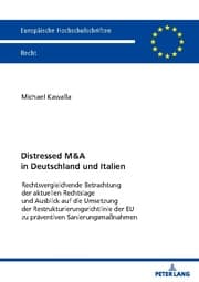 Cover von Distressed M&A in Deutschland und Italien