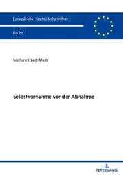 Cover von Selbstvornahme vor der Abnahme