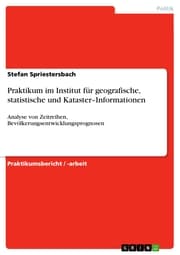 Cover von Praktikum im Institut für geografische, statistische und Kataster-Informationen