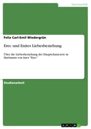 Cover von Erec und Enites Liebesbeziehung