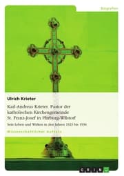 Cover von Karl-Andreas Krieter. Pastor der katholischen Kirchengemeinde St. Franz-Josef in Harburg-Wilstorf