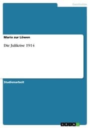 Cover von Die Julikrise 1914