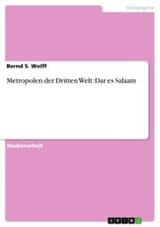 Cover von Metropolen der Dritten Welt: Dar es Salaam