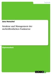 Cover von Struktur und Management der nichtöffentlichen Funknetze