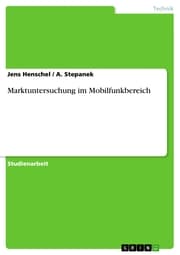 Cover von Marktuntersuchung im Mobilfunkbereich