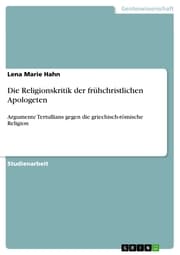 Cover von Die Religionskritik der frühchristlichen Apologeten